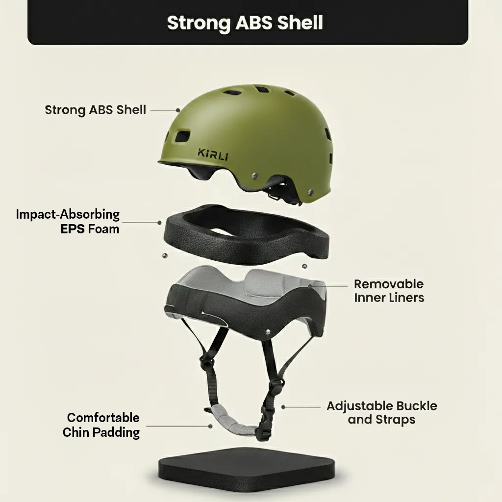 Kirli Skateboard Helmet - Image 2