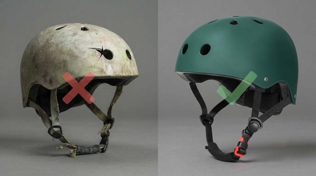 Why a second-hand bicycle helmet is a safety risk